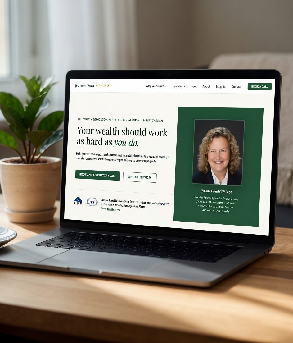 Book a call with Joanne David CFP FCSI Edmonton